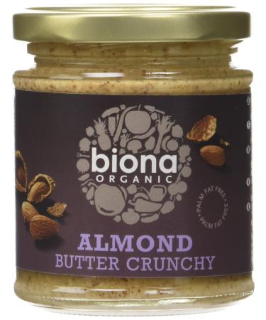 Biona Organic Crunchy Almond Butter 170g