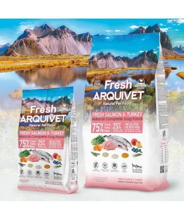 Arquivet Fresh Salmon & Turkey 10 kg Semi-moist food with Salmon and Turkey - Buy Online on GoSupps.com