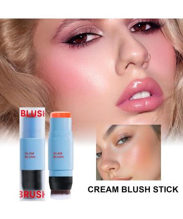  jopiuieo Creamy Blush Stick - Multi-Function Eyeshadow Cream Blush Double Ended Moisturizing Instant Color - Ideal for Daily Use and Travel - Buy Online on GoSupps.com
