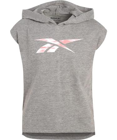 Reebok Girls Active Set - Fleece Hoodie Sweatshirt and Legging Set in Classic Medium Grey - Size 10 - Buy Online on GoSupps.com