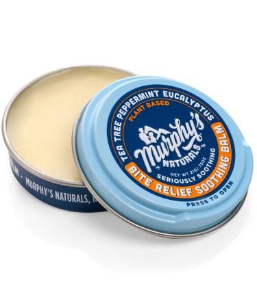 Murphys Naturals Insect Bite Relief Soothing Balm | Plant Based, All Natural Ingredients | Travel/Pocket Sized | 0.75oz 1