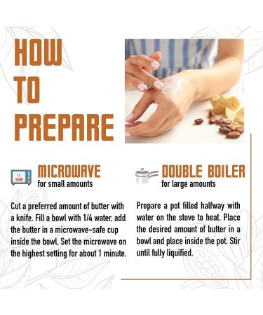 Naturise Raw Organic Cocoa Butter from Peru - 1lb | For Hair, Skin, Lip Balm & Body Butter | No GMOs or Fillers - Buy Online on GoSupps.com