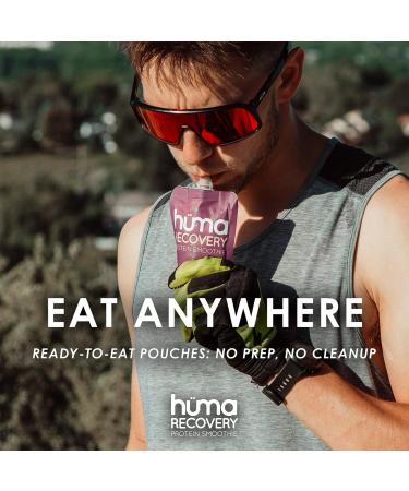 Huma Recovery Protein Smoothie 6 Pack of 15g Collagen & Whey Post Workout Drink Electrolytes & Real Fruit Mixed Berry 4.97 oz - Buy Online on GoSupps.com