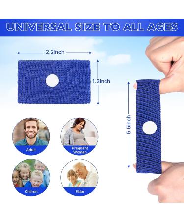 Motion Sickness Bands - 5 Pairs for Adults & Kids - Nausea Relief for Travel & Pregnancy - Acupressure Wristbands in Red/Blue/Gray/Black/White - Buy Online on GoSupps.com