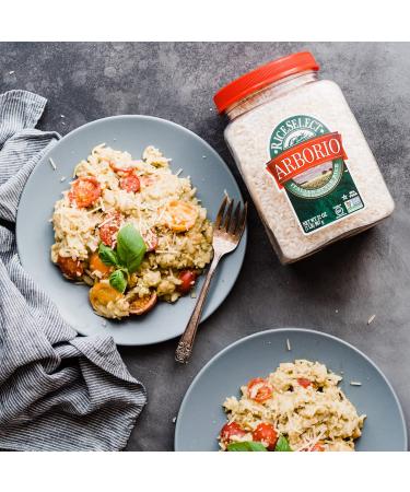 RiceSelect Arborio Rice Risotto Rice Gluten-Free Non-GMO 32 oz - Pack of 4 Jars - Buy Online on GoSupps.com