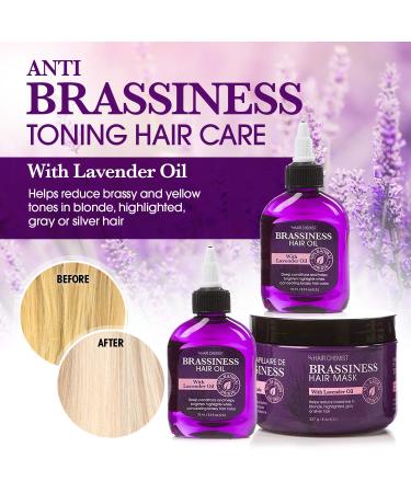 Brassiness Hair Mask with Lavender Oil - 1oz Packet - Buy Online on GoSupps.com