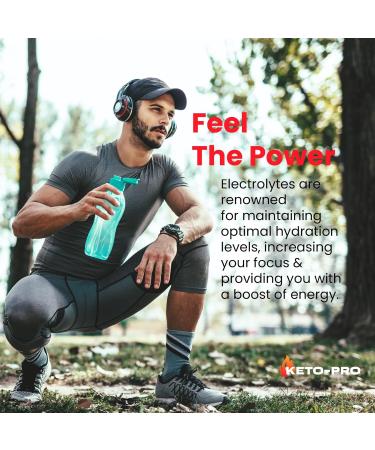 Keto-Pro Keto Electrolytes 80g | Electrolyte Powder Sachets for Extra Convenience | Supporting Your Keto Fasting Health & Fitness Goals | Cherry Berry Flavour | 16 Pack - Buy Online on GoSupps.com