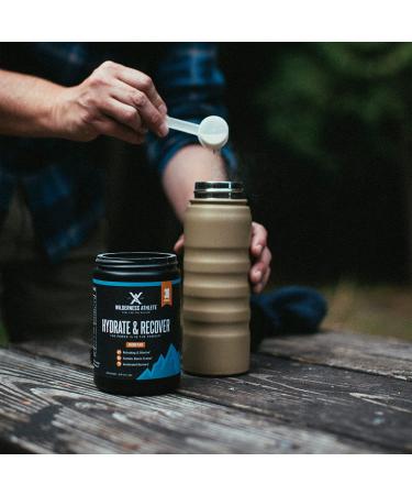 Wilderness Athlete Hydrate & Recover - Electrolyte Drink Mix with BCAAs and 1000mg Vitamin C - Grape Flavored Hydration Powder - 30 Servings - Buy Online on GoSupps.com