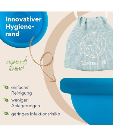 Cosmundi Reusable Menstrual Disc Set | Medical Silicone | Sustainable Tampon Alternative | 65mm & 70mm - Eco-Friendly Shipping Worldwide - Buy Online on GoSupps.com