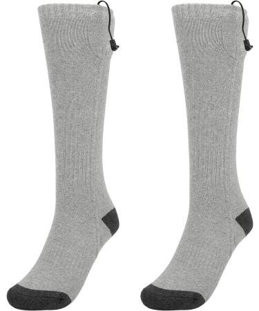 VGEBY Electric Heat Socks - 1 Pair Winter Heating Stockings for Unisex (Gray) - Buy Online on GoSupps.com