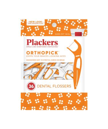 Plackers Orthopick Flosser for Braces/2pk by Plackers - Buy Online on GoSupps.com