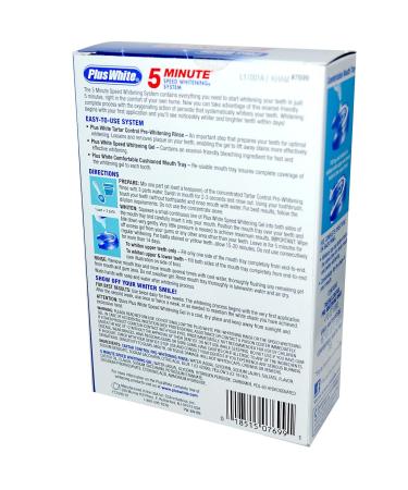 Plus White 5-Minute Speed Whitening System - Enhanced Formula for Fast Teeth Whitening - International Shipping Available - Buy Online on GoSupps.com