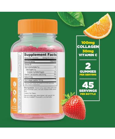 Lifeable Vitamin C 1050mg + Collagen & Vitamin C Gummies Bundle - Great Tasting Vitamin Supplement Gluten Free GMO Free Chewable Gummy - Buy Online on GoSupps.com