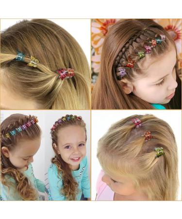 50 Pieces Jelly Blue Butterfly Hair Clips - Mini Claw Clips for Women Girls & Children - Stylish Hair Jewelry - Buy Online on GoSupps.com