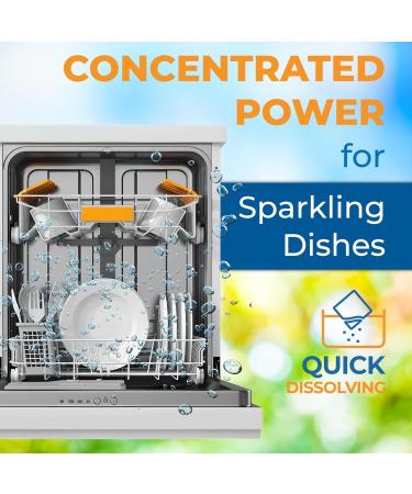 Gull Living Detergent Dishwasher Sheets - Eco-Friendly Non-Toxic Plastic-Free Alternative to Pods & Tablets for Travel - Compact Unscented Dishwashing Solution - Buy Online on GoSupps.com