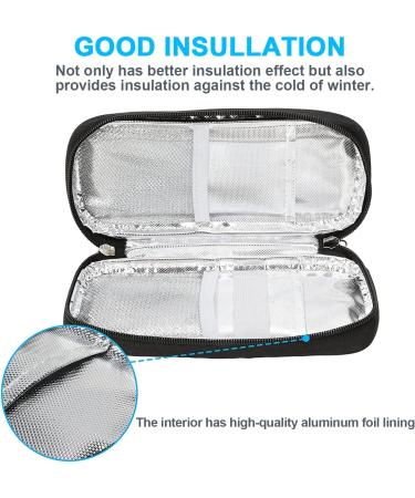 Youshares Insulin Cooling Bag - Portable Medication Cool Box for Diabetics | Keep Diabetes Pens Safe & Cold | Travel-Friendly Gray Design - Buy Online on GoSupps.com