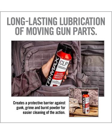 Real Avid CLP Gun Cleaner and Lubricant 12oz Can - All-in-One 3 in 1 Oil, Cleaner, and Lubricant for Shooters | Rust Protectant and One-Step Gun Care Solution - Buy Online on GoSupps.com