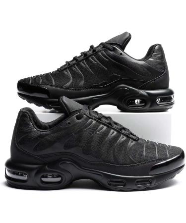 Mevlzz Men's Air Running Shoes - Low Top Basketball Sneakers, Size 11, All Black - Buy Online on GoSupps.com