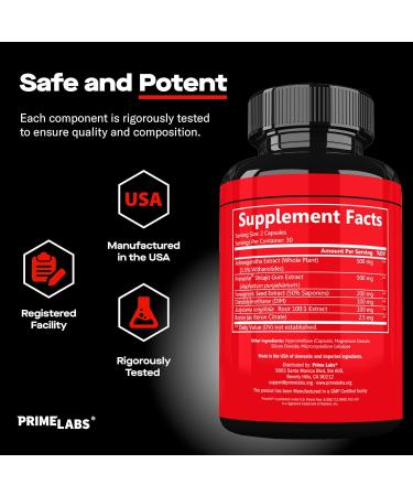Prime Labs Prime Test Pro + Tongkat Ali Plus Capsules - Buy Online on GoSupps.com
