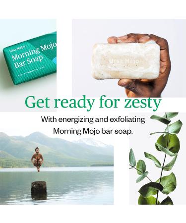 Ursa Major Morning Mojo Bar Soap | Exfoliating Soap with Peppermint, Eucalyptus & Rosemary | 5oz | For Men & Women - Buy Online on GoSupps.com