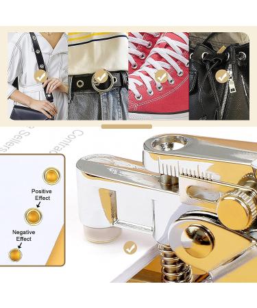Wokape 400Pcs Eyelet Hole Punch Pliers and 10 Colors 3/16 inch Metal Grommets Kit with Gold Grommets Eyelets Grommet Sets Metal Eyelets Kits for Leather Fabric Belt Clothes Decorative Repair - Buy Online on GoSupps.com