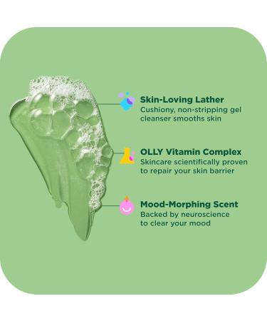 OLLY Body Wash Clear Mood + Skin with salicylic acid niacinamide & vitamin A for smoother skin 17 Fl Oz - Buy Online on GoSupps.com