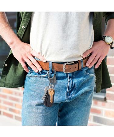 Buy Double Locking 3-Inch Alloy Carabiner | Small Black Carabiner Hook for Climbing Hiking & Camping | Keychain Style - 1 Piece - Buy Online on GoSupps.com