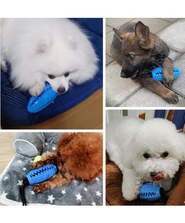 Shop Durable Dog Toothbrush Toy - Cotton & Natural Rubber for All Dog Sizes | Intelligent Play & Dental Care - Buy Online on GoSupps.com