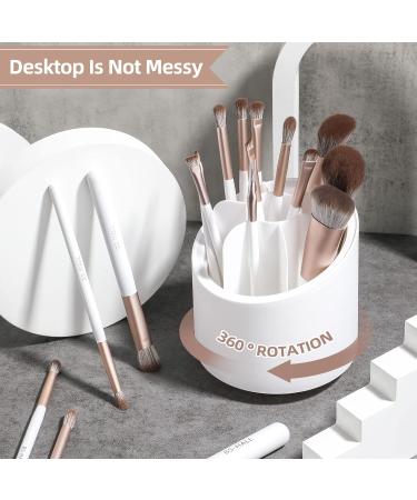 BS-MALL 18 Pcs Premium Synthetic Makeup Brush Set with Brush Holder - White - Buy Online on GoSupps.com