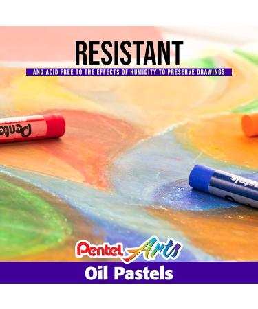 Pentel Oil Pastels 50/Pkg - Assorted Colors, Pack of 50 | Vibrant Artist Pastels - Buy Online on GoSupps.com