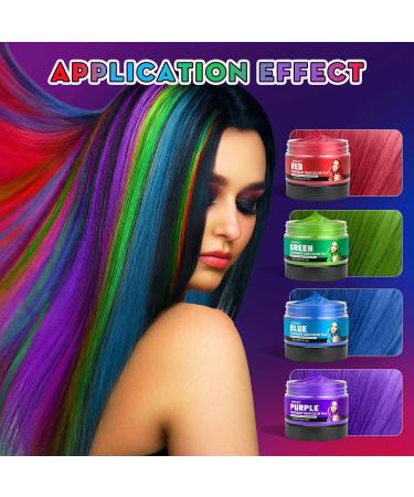 Premium Temporary Hair Color Wax Set for Halloween & Cosplay | DIY Styling for Parties Christmas & Nightclubs | Ideal Gifts for All Ages - Buy Online on GoSupps.com