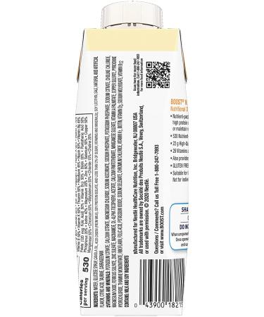 Boost Very High Calorie Nutritional Drink Vanilla - 8 Fl Oz (Pack of 3) | No Artificial Colors or Sweeteners - Buy Online on GoSupps.com
