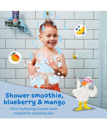 Childs Farm Shower Smoothie Blueberry & Mango 250ml | Ultra Hydrating Body Wash | 12-Hour Moisturisation | Pack of 1 - Buy Online on GoSupps.com