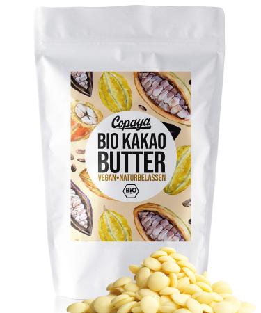 Copaya Nutrition Copaya Organic raw cocoa butter cocoa butter chips honeycomb from Criollo cocoa from unroasted fine cocoa beans vegan in raw food quality 1000 g