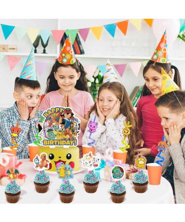 30Pcs Cartoon Anime Cupcake Topper Decorations Cute Cake Topper Birthday Party Decorations Anime Theme Cake toppers Decorations for Birthday Party Kawaii Cake Toppers Birthday Party Favors Supplies - Buy Online on GoSupps.com