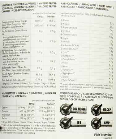 Frey Nutrition Protein 96 - 2.3 kg Chocolate | High-Quality Protein Powder for International Shipping - Buy Online on GoSupps.com
