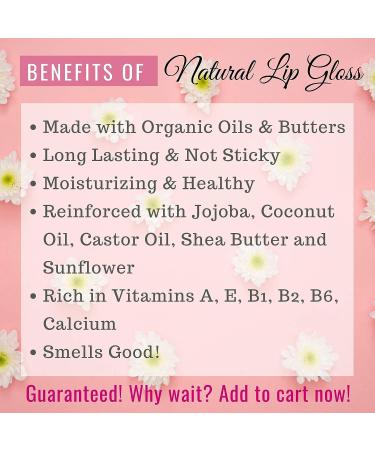 Better'n Ur Lips Gloss (Mauvelicious) - 100% Natural & Organic | Gluten-Free, Cruelty-Free, Vegan | Hypoallergenic with Smooth Velvety Feel - Buy Online on GoSupps.com