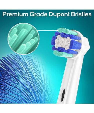 Aoremon 12 Pack Toothbrush Heads Compatible with Oral B Braun Electric Toothbrush - Precision Clean, Cross Action, Pro GumCare - Fits 7000, 1000, 3000, 5000, 9600 - Buy Online on GoSupps.com