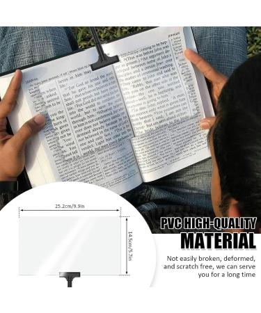Portable 4X with Stand 10 x 6 Inches Large Full Page Magnifier with Flexible Gooseneck Hands Free Detachable Desktop Magnifier for Reading Low Vision Seniors Full of Stars - Buy Online on GoSupps.com