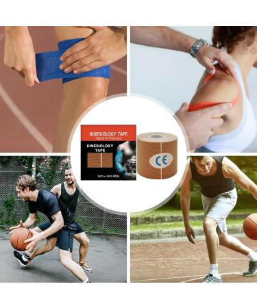 Elastic Cotton Athletic Tape | Athletic Tape Enhanced Support - Elastic Precut Strips Athletic Wraps for Rehabilitation Patients 12 - Buy Online on GoSupps.com