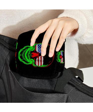 Skull Period Bag: Portable Sanitary Napkin Storage for Teen Girls - HomeDecorZone - Buy Online on GoSupps.com