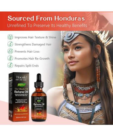100% Pure Organic Batana Oil for Hair Growth Eyelashes & Eyebrows - Natural Moisturizing & Repair Oil for Aromatherapy & Body Use - Buy Online on GoSupps.com
