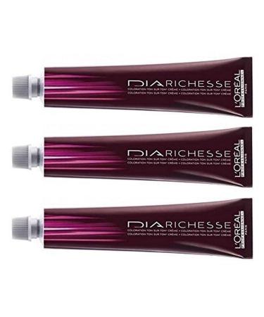 Loreal Diarichesse 6 dark blonde 3 x 50 ml Intensive Tint LP Semi-Permanent Coloration Dia Richesse
