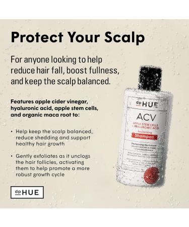 dpHUE ACV Revitalizing Shampoo - 8.5 oz | Vegan & Color Safe | Supports Healthy Hair Growth with Apple Cider Vinegar & Hyaluronic Acid | Shop Internationally - Buy Online on GoSupps.com