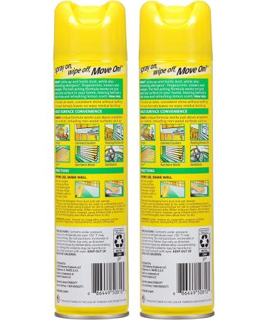 Endust Multi-Surface Lemon Zest Cleaning Spray 12.5oz (2-Pack) - Dusting and Polishing Formula - Buy Online on GoSupps.com