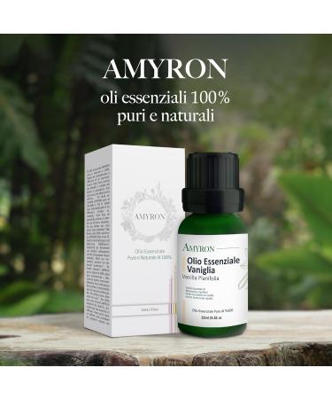 Huile Essentielle De Vanille Bourbon 15ml AMYRON Naturelle Et Pure 100% Id ale Pour l'Aromath rapie Et Le Diffuseur d'Huiles Essentielles/Massages Aromatiques/Usage Alimentaire. - Buy Online on GoSupps.com