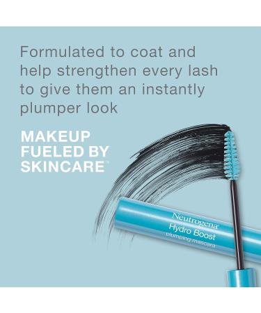Neutrogena Hydro Boost Waterproof Plumping Mascara Enriched with Hydrating Hyaluronic Acid Vitamin E and Keratin for Dry or Brittle Lashes Black 07.21 oz Black 07 0.21 Ounce (Pack of 1) - Buy Online on GoSupps.com