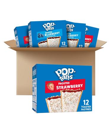 Pop-Tarts, Breakfast Toaster Pastries, Variety Pack, Fun Snacks for Kids (60 Toaster Pastries)