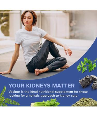 PurMEDICA Vesipur Kidney & Gallbladder Support Supplement - 8-in-1 Natural Formula - 60 Vegetarian Capsules - Buy Online on GoSupps.com