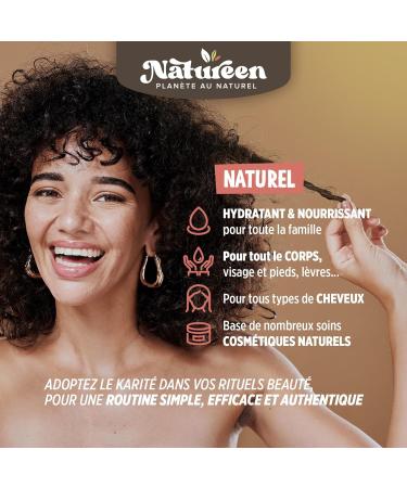 Beurre de Karit brut Bio 400 g - certifi bio - biologique - sans additifs - Non raffin - Plan te au Naturel -100% v g tal - cheveux - corps - visage - pur - V gan 400 g (Lot de 1) - Buy Online on GoSupps.com